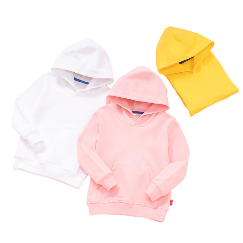 Baby Kinder Kleidung Blank Kinder Baumwolle Kinder Jungen Hoodies Sweatshirt