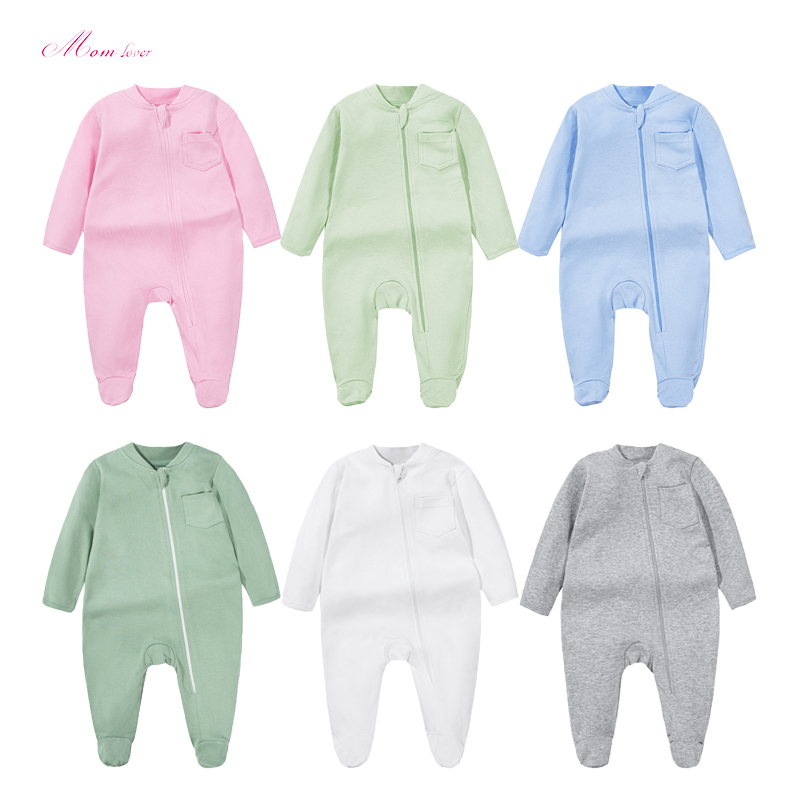 Neugeborenes gestricktes Langärmeliges Bodysuit Jumpsuit